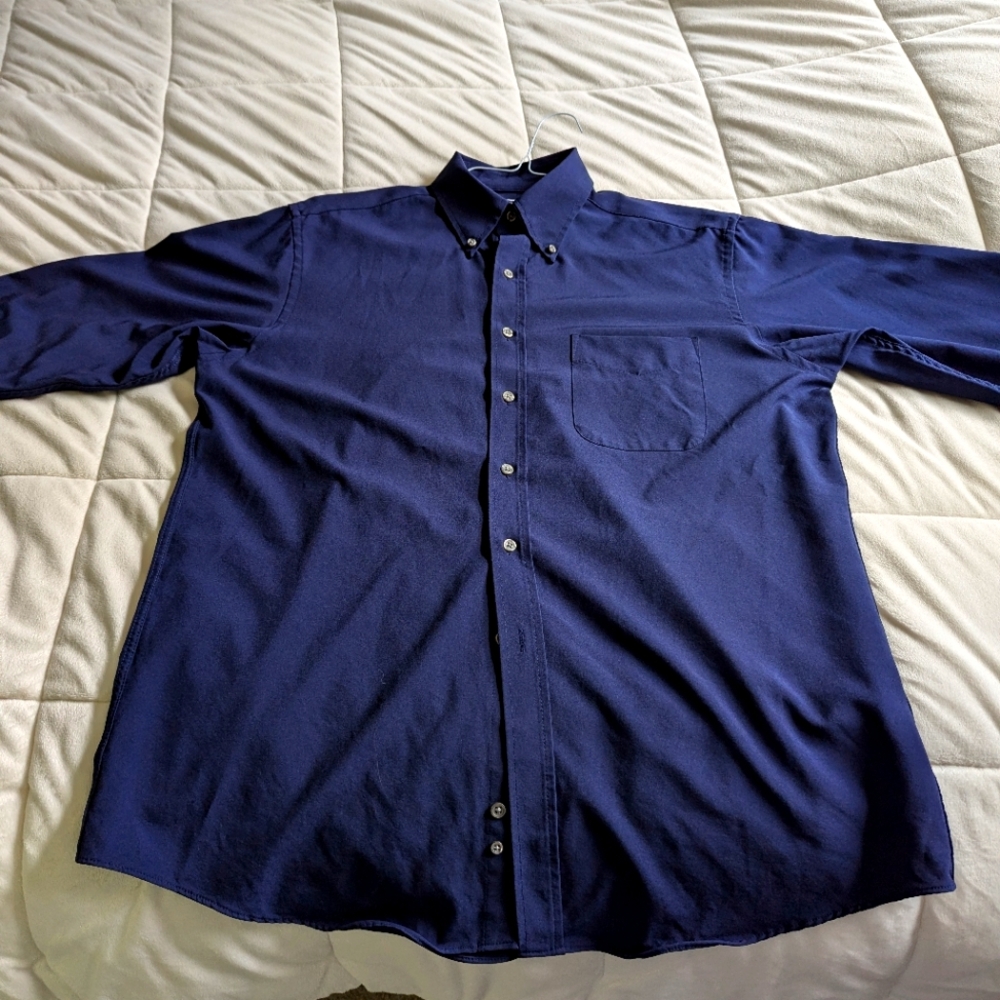 dark navy blue button up, medium (16) from clubroom